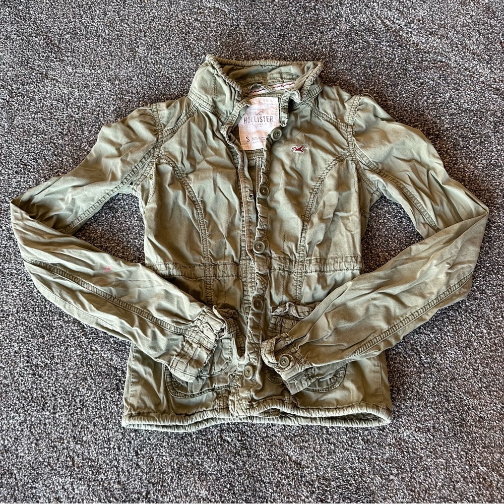 Light canvas cargo jacket
